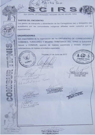 Convocatoria conisur scirs