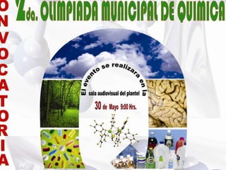 Convocatoria olimpiada quimica 2012