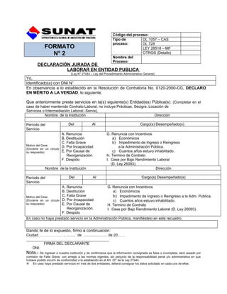 Convocatoria p control de la deuda