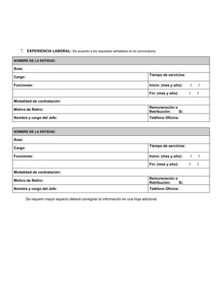 Convocatoria p control de la deuda