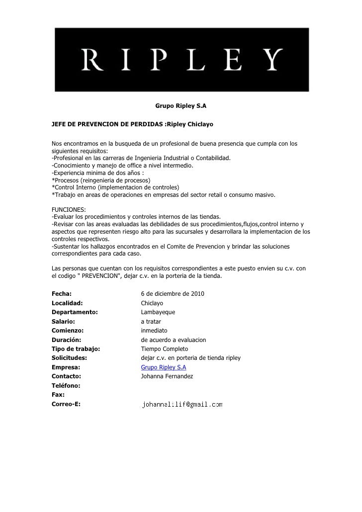 Convocatorias de personal (07 dic-10)