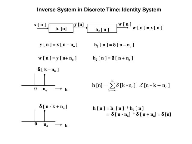 Convolution Discrete And Continuous Time Difference Equaion And Syste