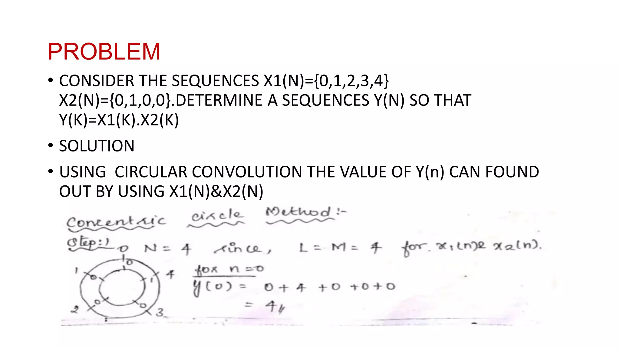 Convolution linear and circular using z transform day 5 | PPT