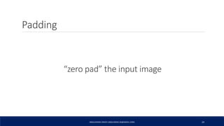 Padding
ABDULRAZAK ZAKIEH (ABDLARZAK.ZK@GMAIL.COM) 24
“zero pad” the input image
 