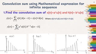 Convolution sum and block diagram representation | PPT