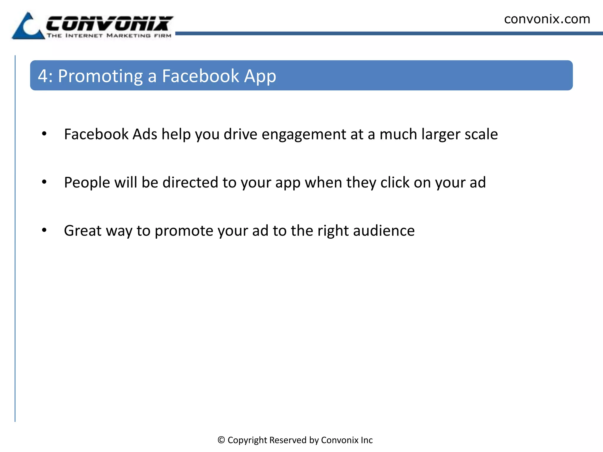  Application 1: Promoting your websiteIf you're promoting a specific product or offer, your destination URL will drive people to the product or offer page on your website.
