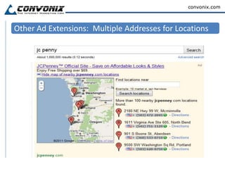Product ExtensionsProduct extensions use a similar format, but allow advertisers to display relevant product images alongside Adwords text ads.These are perfect for ecommerce advertisers as they provide searchers with an image of the specific product they searched for.Product extensions require a Google Merchant Center account (formally Google Base) to make the connection.