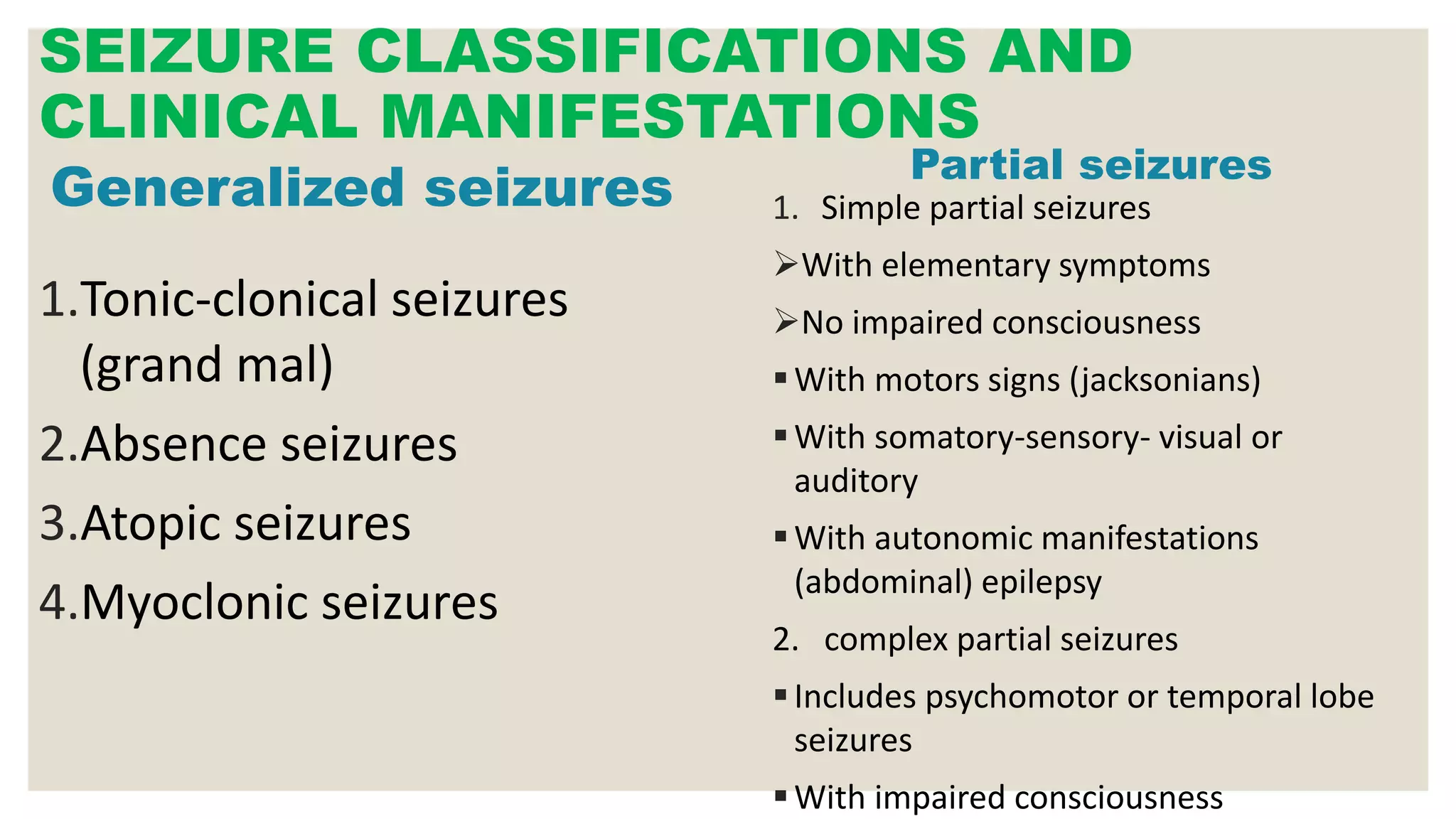 Convulsive disorder | PPTX