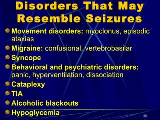 Convulsive Disorders | PPT