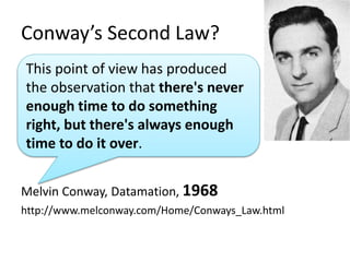 Conways Law & Continuous Delivery Slide 22