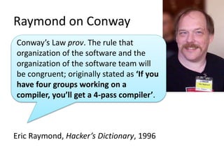 Conways Law & Continuous Delivery Slide 6
