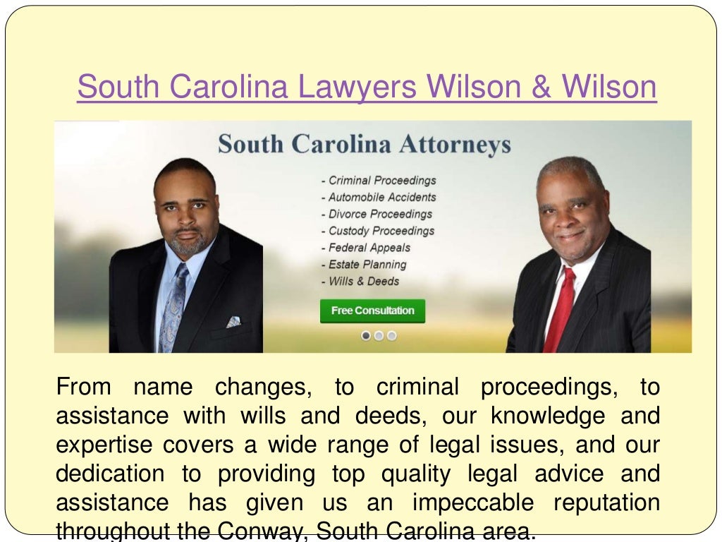 Wilson & Wilson South Carolina Attorneys