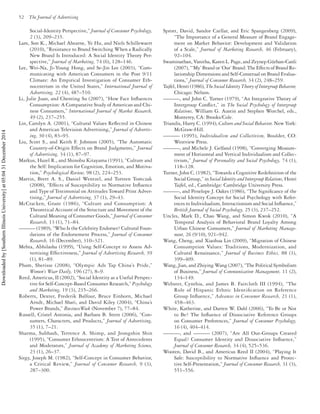 52 The Journal of Advertising
Social-Identity Perspective,” Journal of Consumer Psychology,
2 (3), 209–235.
Lam, Son K., M...