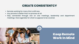 Working with a Distributed Workforce | PDF