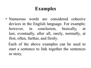 Cohesive Words Examples COOHESIVE DEVICES.pdf