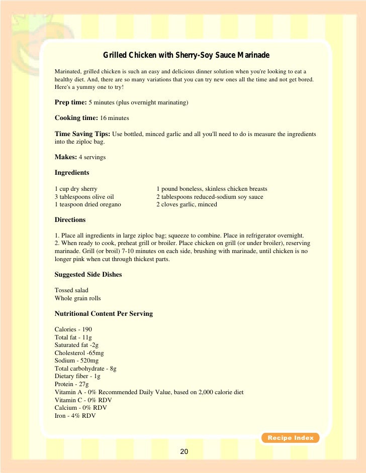 Cook book-healthy-foods-20-fresh-light-amp-quick-dinners-g