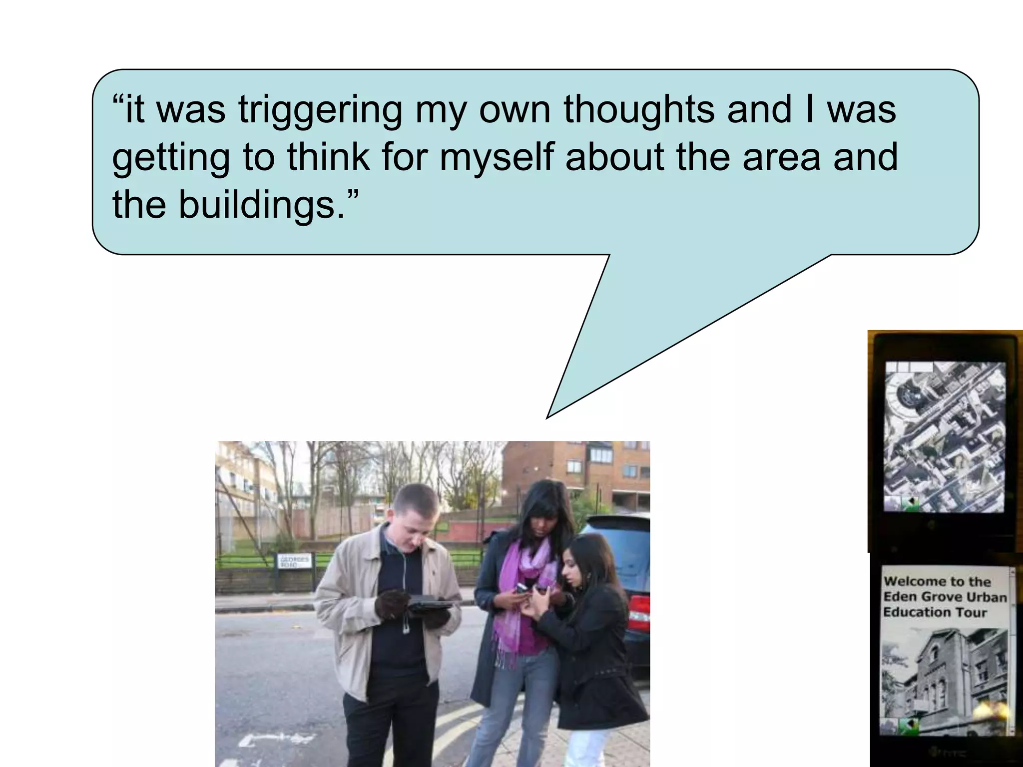 informal group interviews afterwards