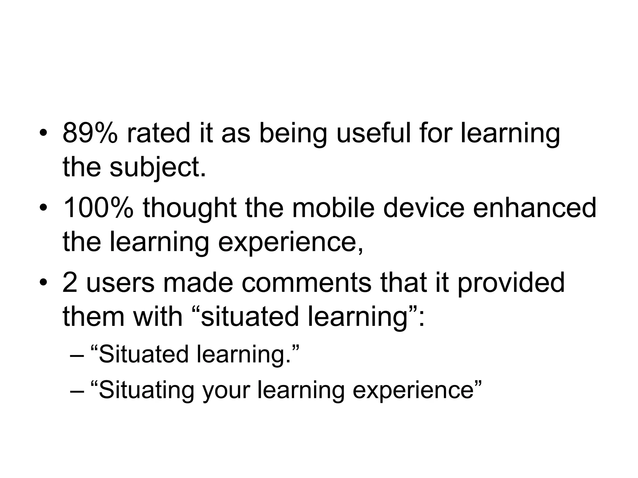 Reuse in Language LearningWould our pre-existing spatial design act as a catalyst and activate the abilities of language learners if carried out in situ? The tour was translated into four languages: German (next slide), Spanish, Italian and French but the content remained exactly the same. The users were tested in the classroom using this content as text only and then in situ using our design. 