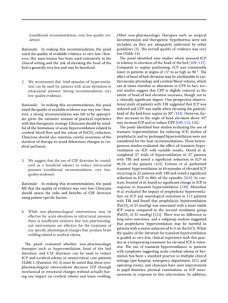 Guidelines for Acute Treatment of Cerebral Edema in Neurocritical Care ...