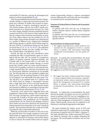 Guidelines for Acute Treatment of Cerebral Edema in Neurocritical Care ...