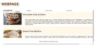 Cookbook-1.pptx Html and Css presentation | PPT