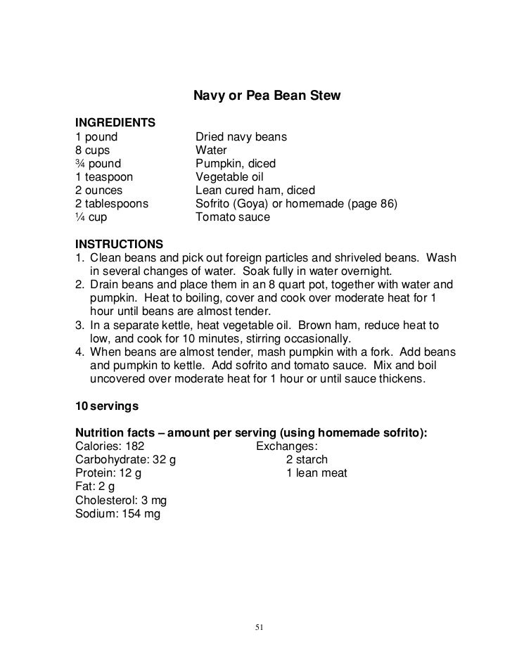 Diabetes Control and Prevention Program Cookbook