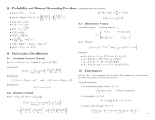 Probability and Statistics Cookbook | PDF