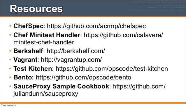 Test Kitchen Vagrant Box Test Kitchen Vagrant Box