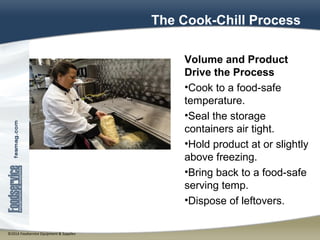 Cook-Chill Equipment Applications and Best Practices | PPT