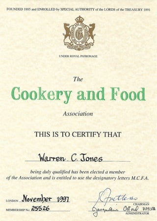 Cookery & And food association