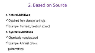 COOKERY & FOOD PRESERVATION. FOOD ADDITIVES, ADULTERATION, ADVANTAGES ...