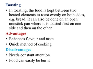 Toasting Method cookery rules in nutrition and dietic for b.sc nursing 2nd sem.pptx