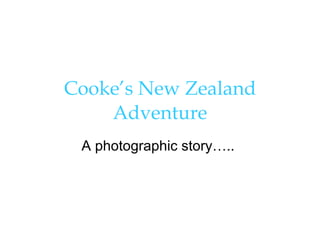 Cooke’s New Zealand Adventure A photographic story…..  