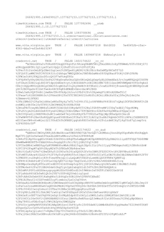 266921995.1494099127.1377627153.1377627153.1377627153.1
time4thinkers.com TRUE / FALSE 1377992496 __utmb
266921995.1.10.1377627153
time4thinkers.com TRUE / FALSE 1393758696 __utmz
266921995.1377627153.1.1.utmcsr=sentinel.christianscience.com|
utmccn=(referral)|utmcmd=referral|utmcct=/articles
www.vita.virginia.gov TRUE / FALSE 1409687218 EktGUID 5e40452b-cfac-
4561-bba3-ef2e64b15247
www.vita.virginia.gov TRUE / FALSE 1409687218 EkAnalytics 0
crwdcntrl.net TRUE / FALSE 1402174622 _cc_cc
"ACN4nGXVa0iTURzH8fOkqQUV6gvFLt5Kceq0NdMV5N1yTmuGRHc2zXyTFEWmEJYDTcVZXjZ7I
aUNiQphXRTKiIQIiyxfCaUlVpQl3jUhdT1O1vnt%2F%2FjKz
%2Fec53l2znOmLECp2BmtUup1en2%2BTpeXtyM2N1%2Bl0Ecr8xSxMTp9XCwTf7LD
%2FlbYfiaWMCYkTC9V5S43ltr2dkhga7WM2QSBCeJYW58bDaMkvO93Dq0RaoF5tNj%2B%2FA9b
%2FWjwJcH%2FAQlbzDTccQ41F7wFtmqTPSz
%2FYp8kTyVXyZNJSLCSsPk2CVEqGvaRsOkuCQGvSNieQkLgOxp6yXLODkmXExZJrvJrpMFEQnQCCUGTN
IyTIAuhIZSEcLqL4XISFIdpoGdAkeYcytJjBOZSAkFtoOElDRoSMh7S8IiGxzSM0VBMgmbYOTSs9qAzZ
CRkjtDQQcMVGrQkZBlpCHAO5fcqBOZaYJuyhyUmHB3tEY9KsG1i5cwEL086Uj8vaee6QyXtWHG8pOnuW
yXt%2BOVqaXs9I2mtTwekn6XCX9qKZdKWdEvSmvrdxcW%2BGS
%2BwL3aRuVQPf6dh1jmwKmvTRvFPkXplh2ou%2FbZ%2Fo%2BywmgP5iNUcADDNwTUlC
%2Fwaw7z41XH5NHNtGc%2F6msUR%2FxUYTC9ECA6UISoRhYhiRCmiiKNcXs0fajDFwjRzL4elPx
%2Bmmev4iDFXXI
%2FbjGMkG2%2FgCmjoBkwlwN0aTHyky7eTL7vLV4tI5LjutRFHNBzP44IEtk7rQAgiDCFDhCNUHF2%2B
nvAWGjz4B30el4zTfPDj%2BCPW4A28cUO8EJ64B
%2BtxPRf5cwyNk3BN4zhiBGFC5CAOIbSIDRydwVf5%2BylfGhTPveMF103Dq7edEZj7GgcKOWq
%2FuPJrym2DiAGO2m8fOYynm%2BEg1ffAhvhMwo76TCBmYXvrS2A99aV4g0W8xoZYQgwjviK
%2BI0YQvxGjiDHEF8RnDuNCIuwbOw87mjcOGzKXyV9J7Y8O2LeTGpjWpIM9aGpGtCAsiB
%2FwRW9P58%2BxtKsRGQgNIguxH5GESEakIFIRaYi9CC3iAOIgIhuRA39qbkbC6T01iNPkiChEBEKGCE
eEIULwoYW4vdtwWjxiD2I3YhdChYhDKBEKjgqhkh8XS3s0HzEu%2FoLzdmKIHyTj4g0YsX7g1zwpYvz
%2F4D9Z6c5P"
crwdcntrl.net TRUE / FALSE 1402174622 _cc_aud
"ABR4nC3WZ4yURRjA8cWeDXcuwfUWZUVBD7GA7HrGgO7ukUMheujhnnd4g66goKwBc4hnXqQph
MgX7F1jQY2x9x6wxhYVexdLLNHYsKMozu%2FeL%2F8888zM
%2B8zTZlKpVGrqqE0rU6kBlY2bV80ccH8qVTx6aWppKtW2Dp6KKHZFLDySNA2Oi1iydUTfVQZ7DG4VMW
SNwWBwW4M3RTTvYXAbU46nu9ngdgZPiJh1J92jjGBL5YqI%2BS
%2FCSxZMhklwRMS0gyOyNYNHWX6hzWbAiREdl5qyhIEp0iILrjPzlIjyg3TWDdqerhdOj%2Bh8ntXnW
%2FCIP%2FxpM7qOP%2ByyM2kT%2FBUx8CKb8dnw3en
%2BiVjGyR1%2Fw7%2BwGX6y51DIR0zfk24jaSQ0G%2FzVzCHM%2FZS0C93vjH%2BV9BudiHV8S
%2FcW6Tu6Acw9IGLG2tT%2F39yTzPyA8RO55zYJdgvIiRUF0o02IxVLzOWJ4iEkCdb2ANwnUdbH%2F5V
%2FMZPPivuZ8gRIojKftT1ms8FmjqLj1uLeQuW05YEGPzLomHNlQUUFFN8k7QRNTiQ
%2FR9t6IRdkPzdFjCrDYLeIOQJQEY7s16Qc7AqC0zkLlOFc%2BZJvN6hEK6NZJicq
%2B9MpoOxzBg8yRTSzz8CzdEUYC4I6SYnmp5rpfPljSPI6%2BwLcQ%2BfsxWtI3NrMBfl9zRS
%2FFWo6e6%2Fs2YtDBG6GdeUJAqfiynIpb2abqOSld156T%2B%2BP0bHQbR1z
%2B2xWVtPDV1nXGDGesyqnyqzWiEGv0UnM5ndZJn59WkknIwY9GTFifkRYCGeDPlE
%2FjaRdzH6YdCb0wRlQh3n2VE7t00FvXQ5Veb1cg1gsd
%2BftAA42b0eb6fP1KaRqRKnfiE46qDr0OBlSVe%2FBVVCXBaEC
%2FBlEJRxuCltCGZTvmA02uyFiombcsJLxCr2qCVSvt
%2B5AaAGJGSRmGBOR4boM12UW0EmwsA9IxSCXgkRpcHNV9YIwHNxOmbOcgdVBN21gWVCwQfiDEu3myIY
1oFaCus2ozaBBZHhwhCaQEYdkPMnNlVGpVaU99DyD6r3bPZbh3XYZOeYT5n5P0vmq0rv%2BTUSvUNW
%2F8r934O2IwrqInAuzIIUTba3%2BBajbIM9ygpq8Lnu00aB
%2FJq9EtLrKE30ifAk2W27rwhtgl5wYFdZbpxPlRCx52hkcOmFuws6RLtq6HxV
%2BkOx81n0BT7SxU9qUVHjmSgtYnVMyBZdp4UfrOkCylzSW8LIa8ziZKWLBTdntDm%2B1rrW
%2F1O4CCzI6e0kV1%2B8GHbNXZtUfsuclBmVku8wKFxscQfJwWazPJ2stX00nexJ%2FmLyBpOEmrs
%2Bg786UioFDEo0zp5iTW%2B2pVsJSWGZQZw
%2FnCOrjpHPpRKVU44k5NlNApZMjZsvI3kP9jyPrl0U06deN3iGHMb6Rd9Pc0ygVmxRe7f2IFmVf06HT
d5hpefp2uvfgY8uV0xSdtkVqjNVw06p4sP45zB
%2FSXixp4ajpiumrI7o8QBaIUZp70tfSeUSlLyf9zDJl2MjcWv8x
%2Faj2GelD8ACZsOXNvuXrUk5dFizyZmjR4HvG0SmEHo%2BoHvdYU3YL%2FgMIzAZJ"
 