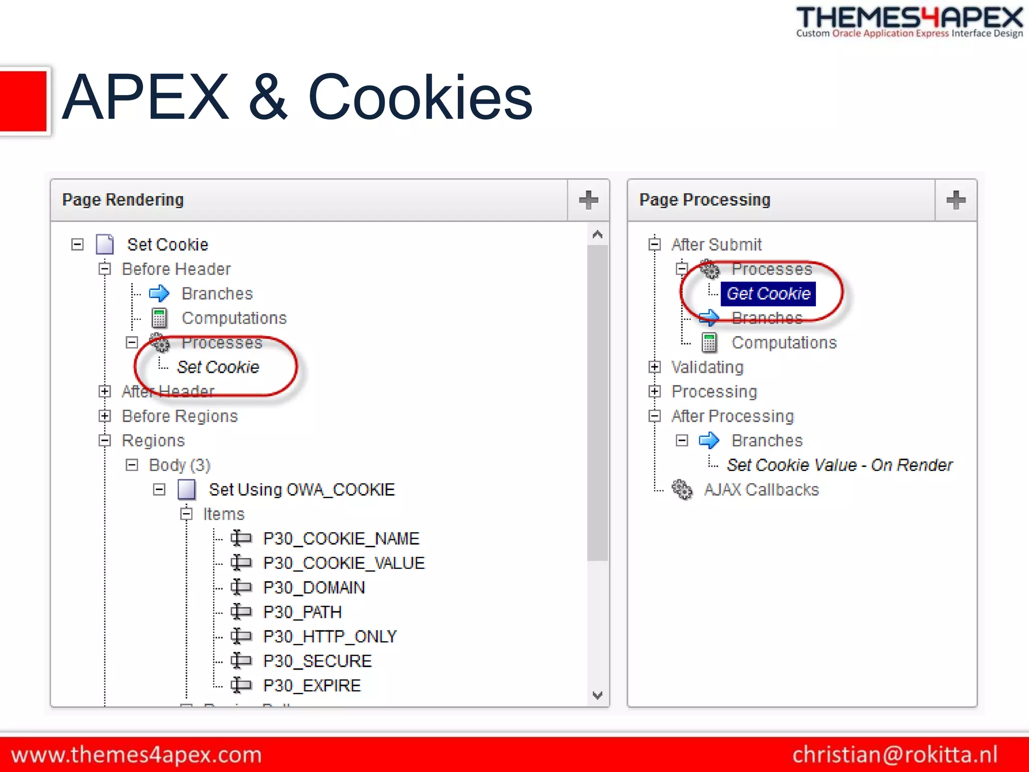 APEX & Cookies
 