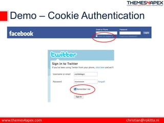 Demo – Cookie Authentication
 