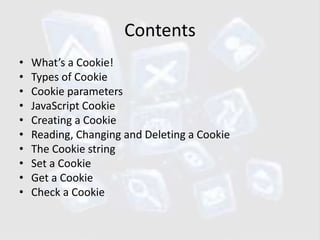 java Cookies | PPTX | Web Development | Internet