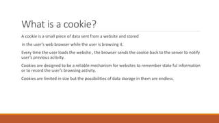 Internet Cookies | PPTX
