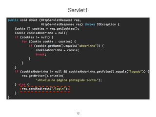 Servlet1 
12 
 