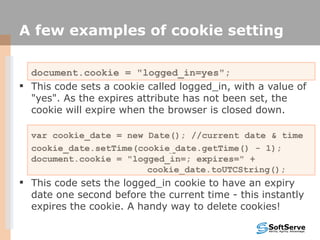 Cookies and sessions | PPT