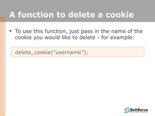 Cookies and sessions | PPT