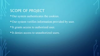 Cookies authentication | PPT