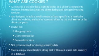 Cookies authentication | PPT