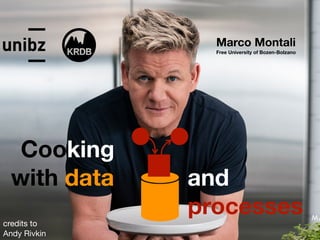 x
Cooking
with data and
processes
Marco Montali
Free University of Bozen-Bolzano
credits to 

Andy Rivkin
 
