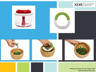 Cooking and Eating With Low Vision | PPTX