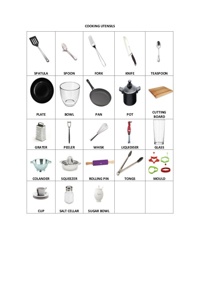 Cooking dictionary