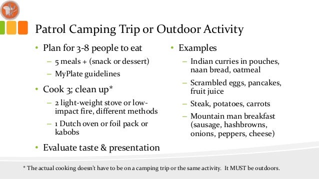 cooking merit badge worksheet answers