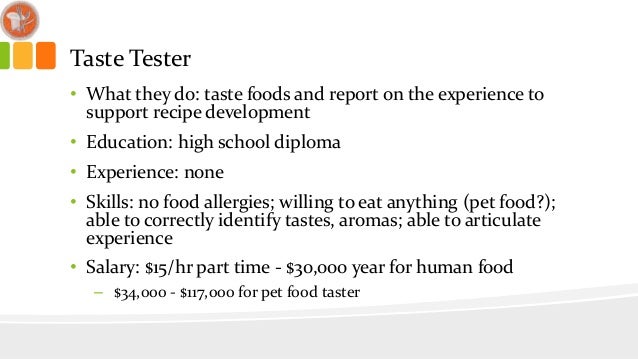 Dog Food Taster Salary Dog Food Taster Salary
