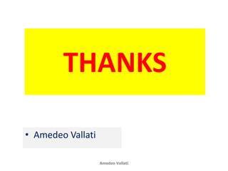 THANKS
• Amedeo Vallati
Amedeo Vallati
 