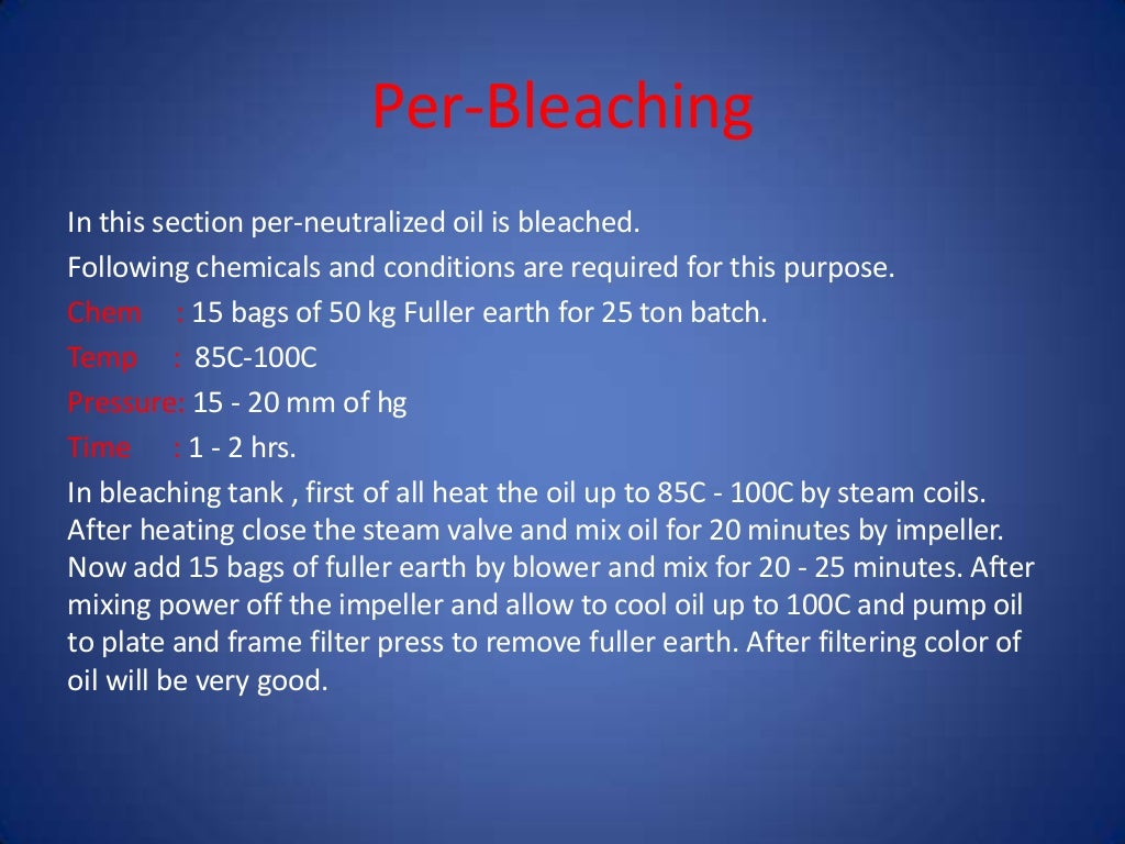 Cooking oil and ghee processing